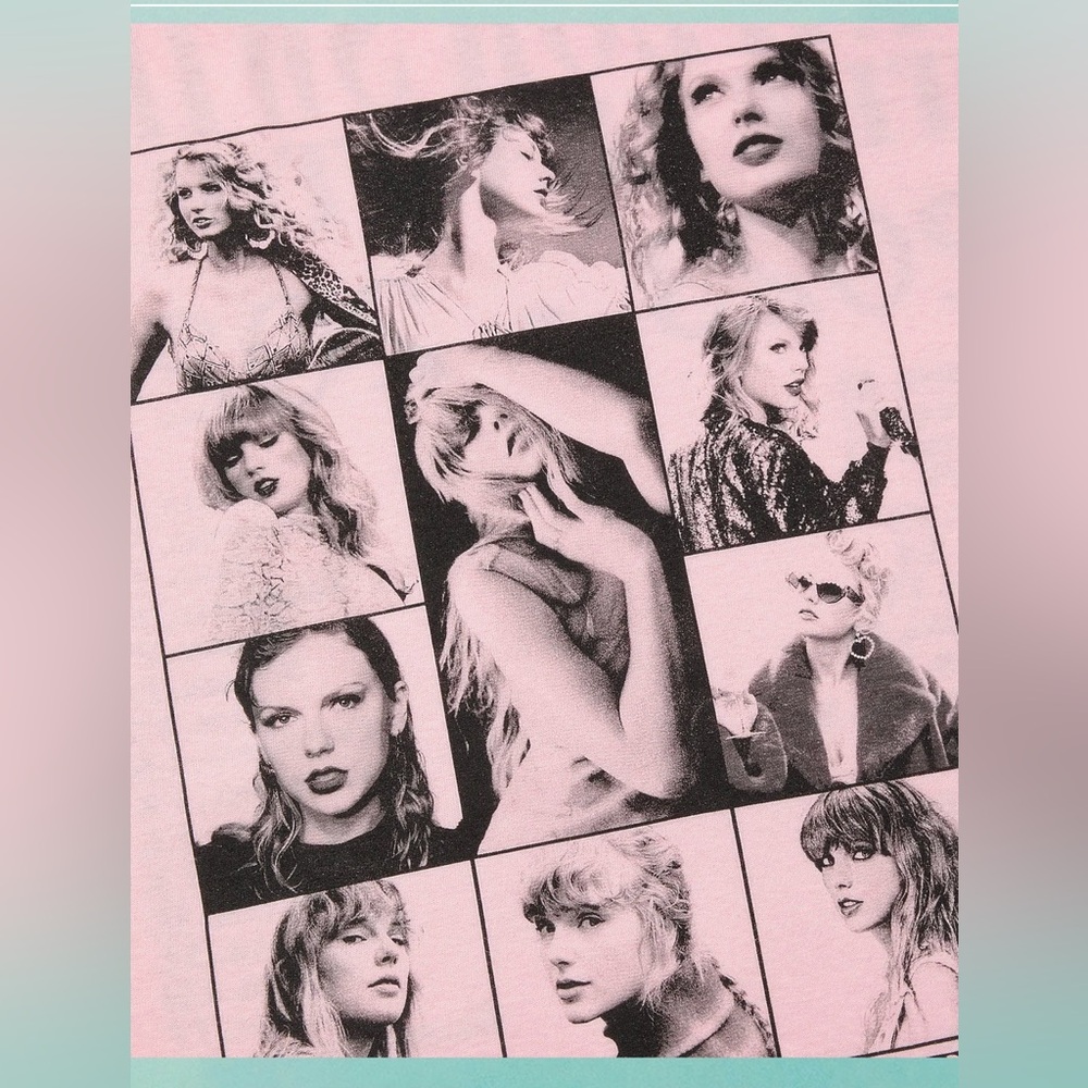 🆕 Authentic Merch - Taylor Swift The Eras Tour Pink T-Shirt - Picture 2 of 4